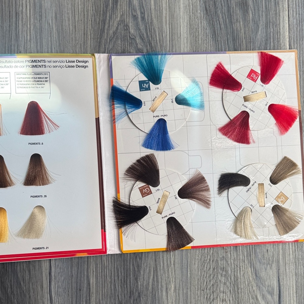 Alfaparf full Hair Color Swatch Books